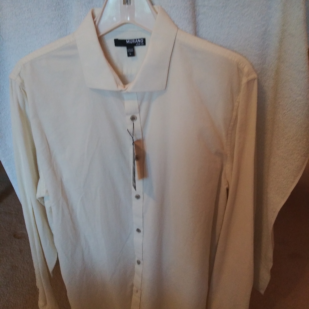 Murano Long Sleeve Button Down Slim Fit Shirt